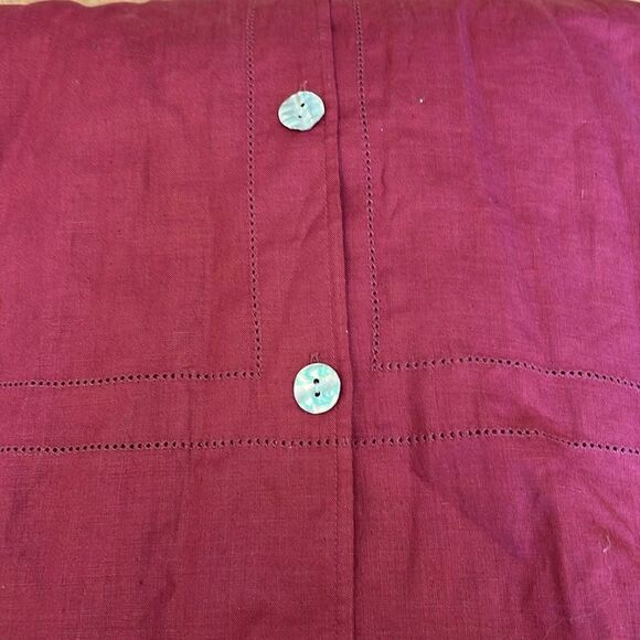 David Dart Woman 2X 100% linen flowing button up top and sleeveless long dress - Picture 12 of 12